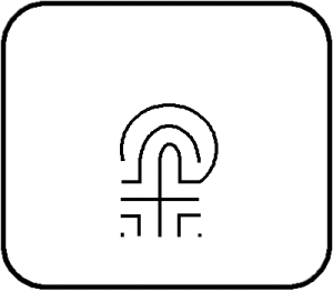 Depiction of where the second circuit is added in the classic 7-course labyrinth.