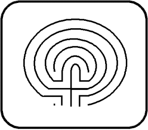 Depiction of where the fifth circuit is added in the classic 7-course labyrinth