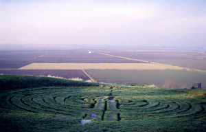 Alkborough Turf Maze, North Lincolnshire UK