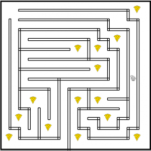 image of interactive maze game, maze 20 mazecheese.com